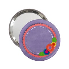 Flowers-pocket mirror - 2.25  Handbag Mirror