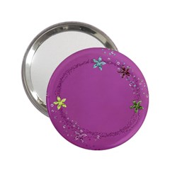 Glitter Frame-pocket mirror - 2.25  Handbag Mirror