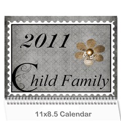 2011 Calendar - Wall Calendar 11  x 8.5  (12-Months)