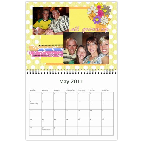 2011 Calendar By Cherie Child May 2011