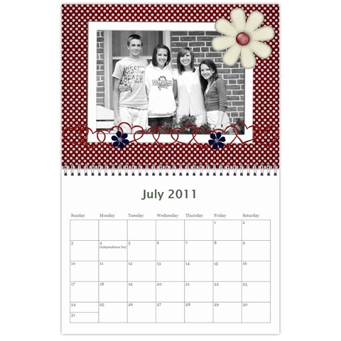 2011 Calendar By Cherie Child Jul 2011