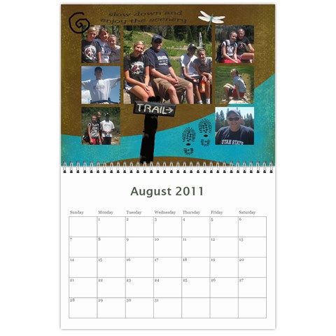 2011 Calendar By Cherie Child Aug 2011