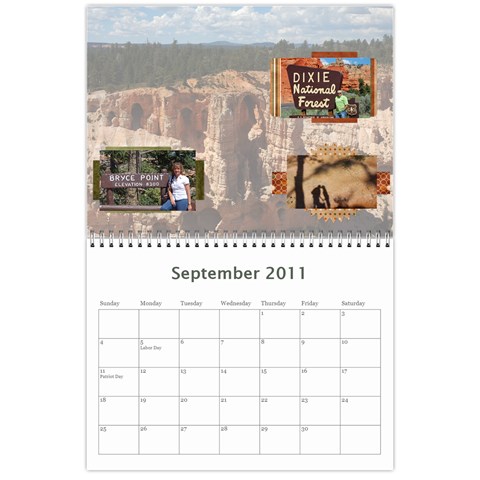 2011 Calendar By Cherie Child Sep 2011