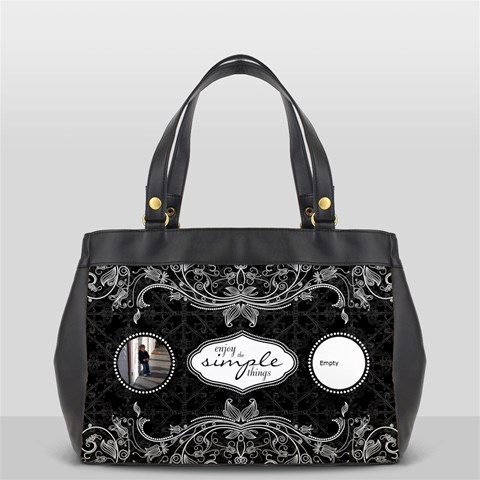 Enjoy The Simple Things Oversized Office Handbag By Klh Front