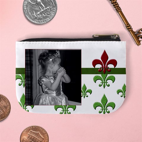 Flor De Lis Coin Purse By Amanda Bunn Back