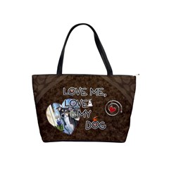 Love Me, Love My Dog Shoulder Handbag - Classic Shoulder Handbag