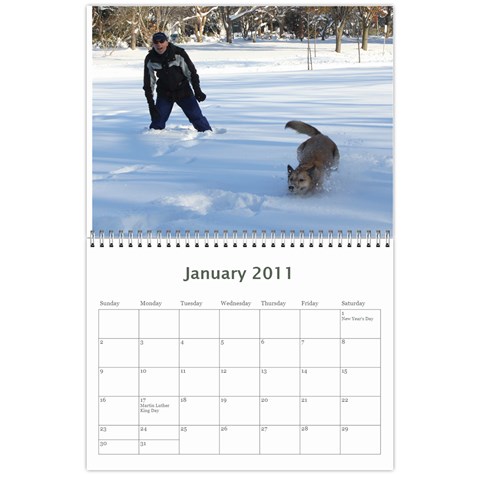 2011 Calendar By Chris Blackshear Jan 2011
