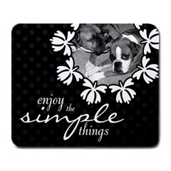 Enjoy The Simple Things Mouse Pad - Large Mousepad