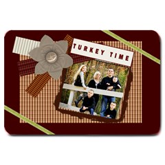 turkey time door mat - Large Doormat