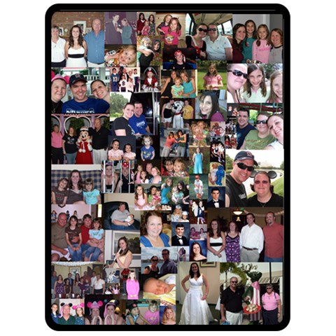 Mom By Kelly Driggers 80 x60  Blanket Front