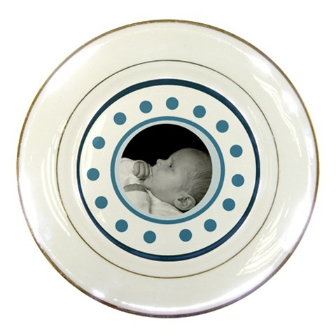 Baby Boy Plate By Danielle Christiansen Front