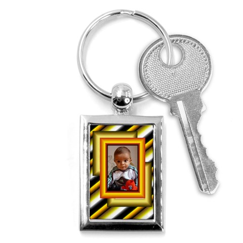 Gold Key Chain By Daniela Front