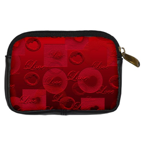 I Heart You Red Love Digital Camera Case By Ellan Back