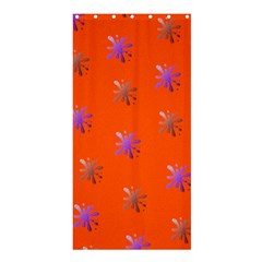 Splash - Red Shower Curtain