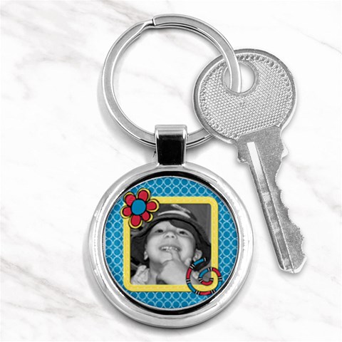 Round Key Chain 1 By Martha Meier Front