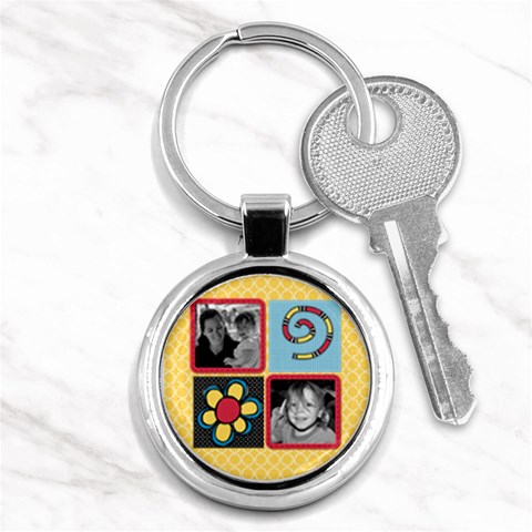 Round Key Chain 2 By Martha Meier Front