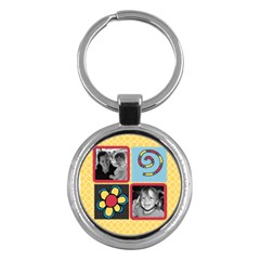 round key chain 2 - Key Chain (Round)