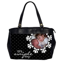 Enjoy the Simple Things Oversized Office Handbag - Oversize Office Handbag (2 Sides)