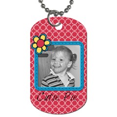 Tag 1 - Dog Tag (One Side)