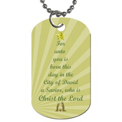 Tag 2 - Dog Tag (One Side)