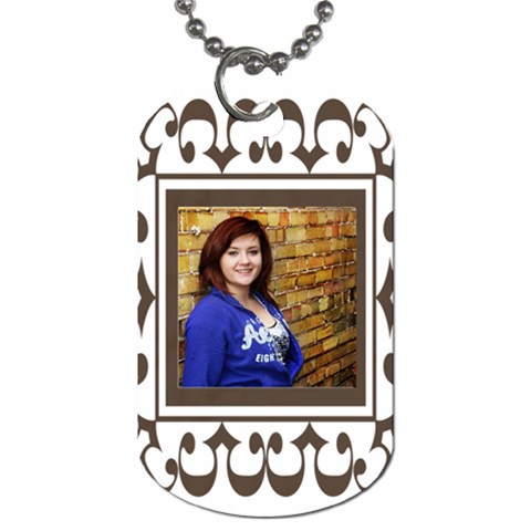 Brown Frame Tag By Amanda Bunn Front