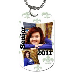 Senior Tag - Dog Tag (One Side)