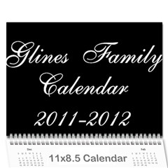 Our Calendar - Wall Calendar 11  x 8.5  (18 Months)