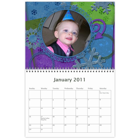Our Calendar By Sarah Cramer Jan 2011