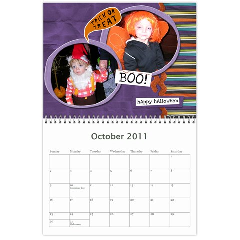 Our Calendar By Sarah Cramer Oct 2011