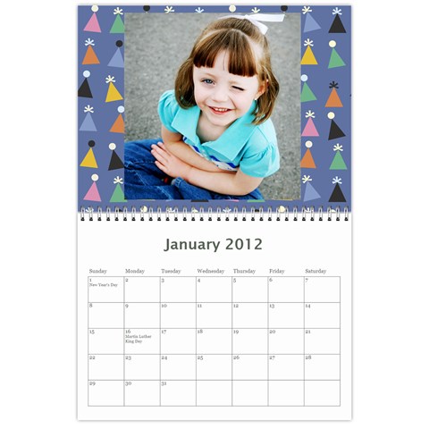 Our Calendar By Sarah Cramer Jan 2012