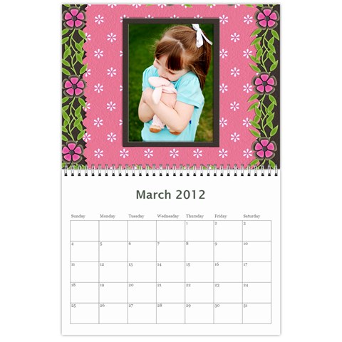 Our Calendar By Sarah Cramer Mar 2012