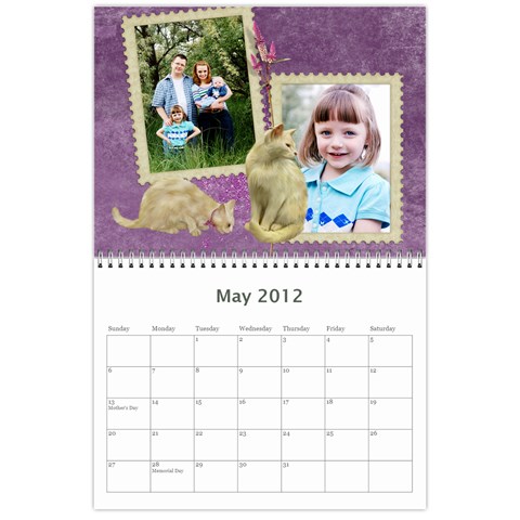 Our Calendar By Sarah Cramer May 2012