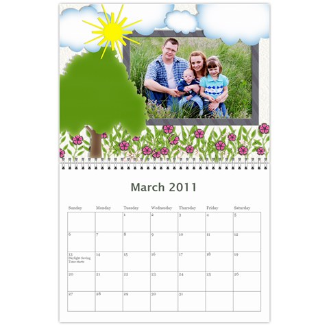 Our Calendar By Sarah Cramer Mar 2011