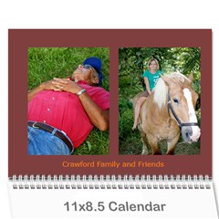 Crawford Calendar - Wall Calendar 11  x 8.5  (12-Months)