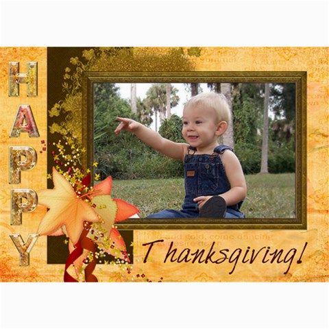 Christmas Card 2010 By Sara 7 x5  Photo Card - 2