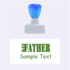 Father Day - Rubber Stamp (Medium)