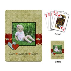 live laugh love playing cards - Playing Cards Single Design (Rectangle)