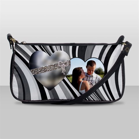 Swirl Heart Shoulder Clutch Bag By Lil Front