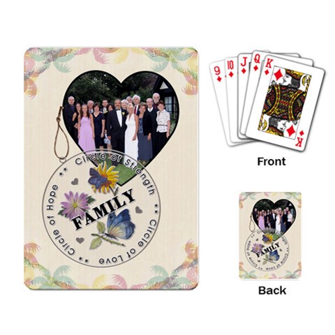 Family Playing Cards By Lil Back