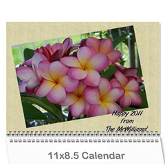 christmas calendar 2011 - Wall Calendar 11  x 8.5  (12-Months)