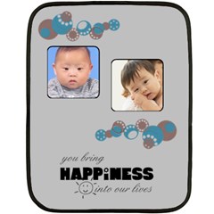 Baby blue  Blanket - Fleece Blanket (Mini)