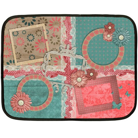 Vintage Floral Blanket By Mikki 35 x27  Blanket