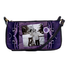 Pretty Purple Shoulder Clutch Handbag - Shoulder Clutch Bag