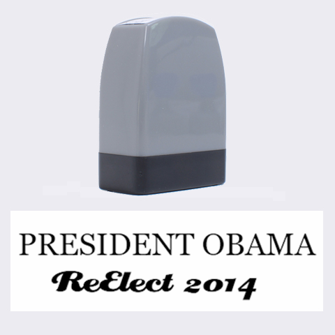 Reelect Our President By Demetria White 1.4 x0.5  Stamp