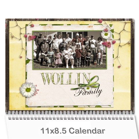 2011 Family Calendar By Lor Cover