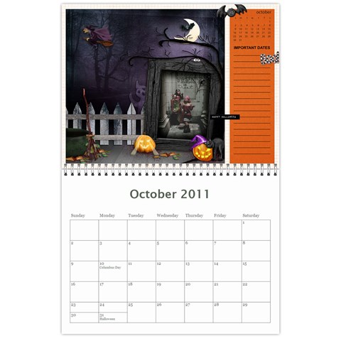 2011 Family Calendar By Lor Oct 2011