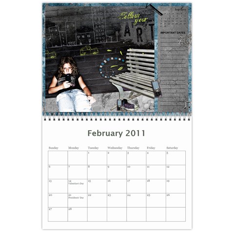2011 Family Calendar By Lor Feb 2011