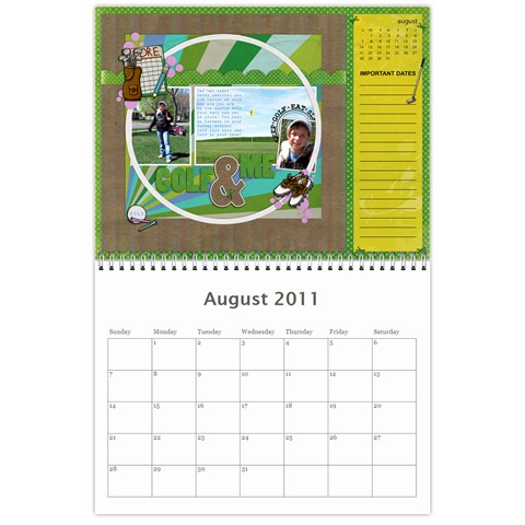 2011 Family Calendar By Lor Aug 2011