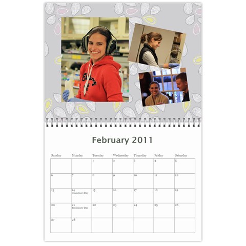 Lab Calender By Wei Feb 2011