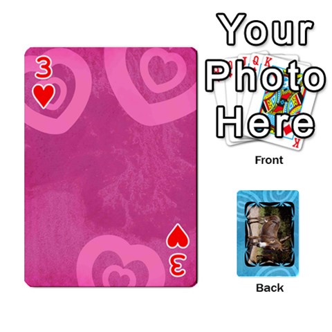 Colors Poker By Carmensita Front - Heart3